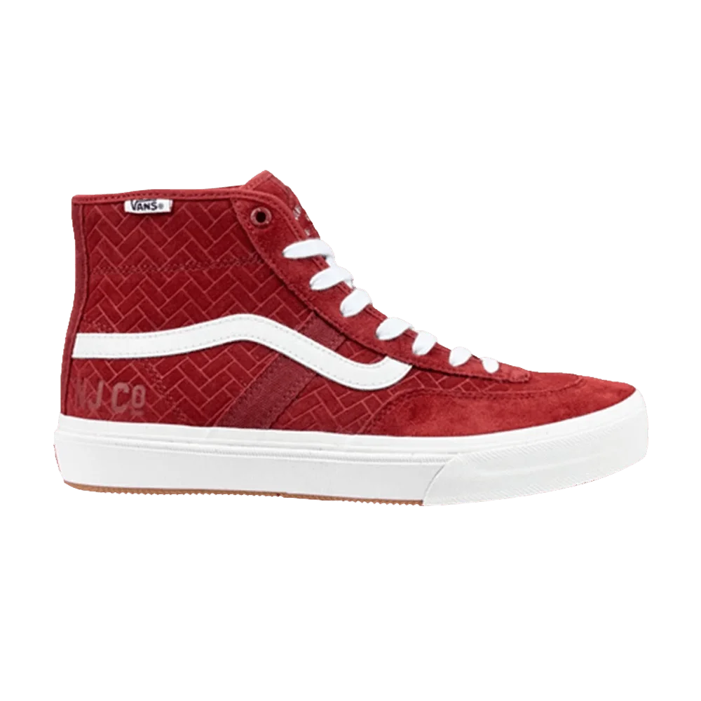 Кроссовки NJ Skateshop x Vans Crockett High Pro 'Brick'