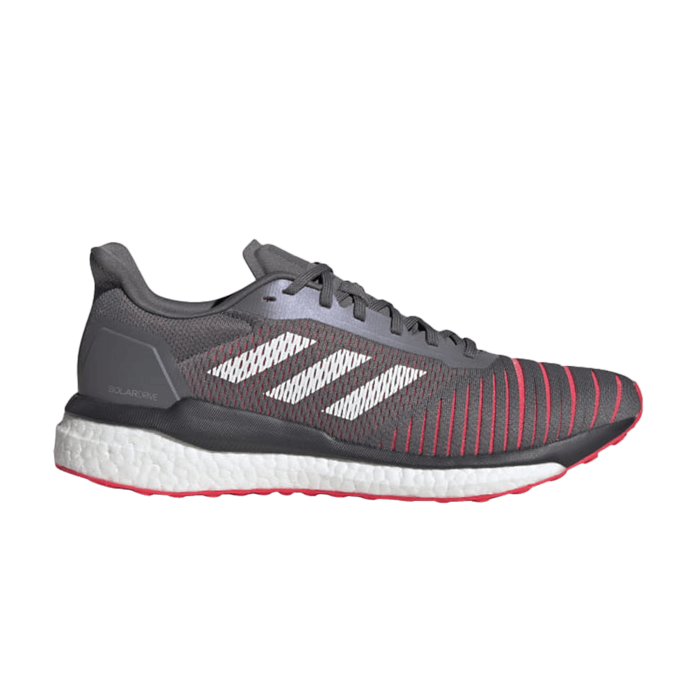 Кроссовки adidas Solar Drive 'Grey Shock Red'
