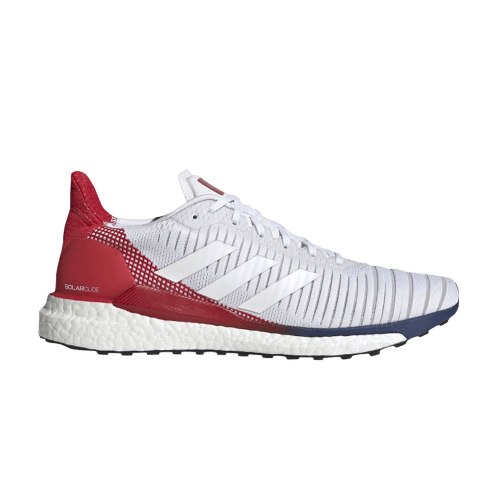 Кроссовки adidas Solar Glide 19 'White Scarlet' Sample