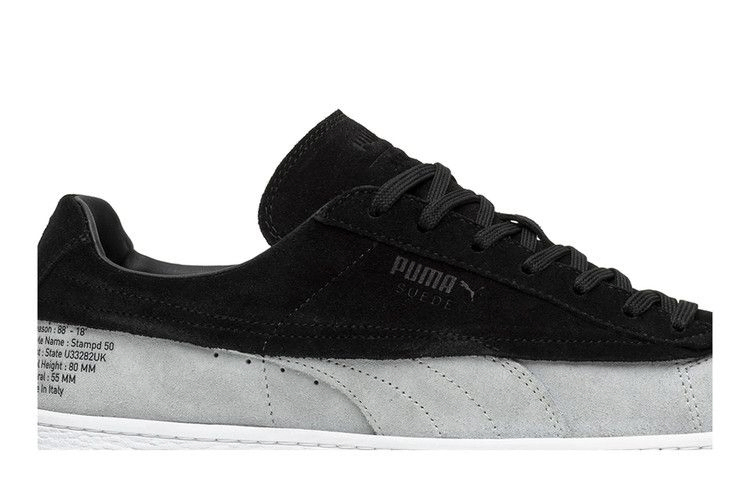 Кроссовки Puma Stampd x Suede Classic 'White Black'