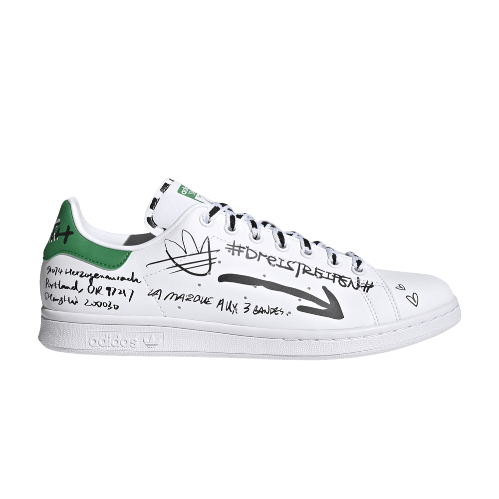 Кроссовки adidas Stan Smith 'Sharpie Pack - Graffiti White Green'