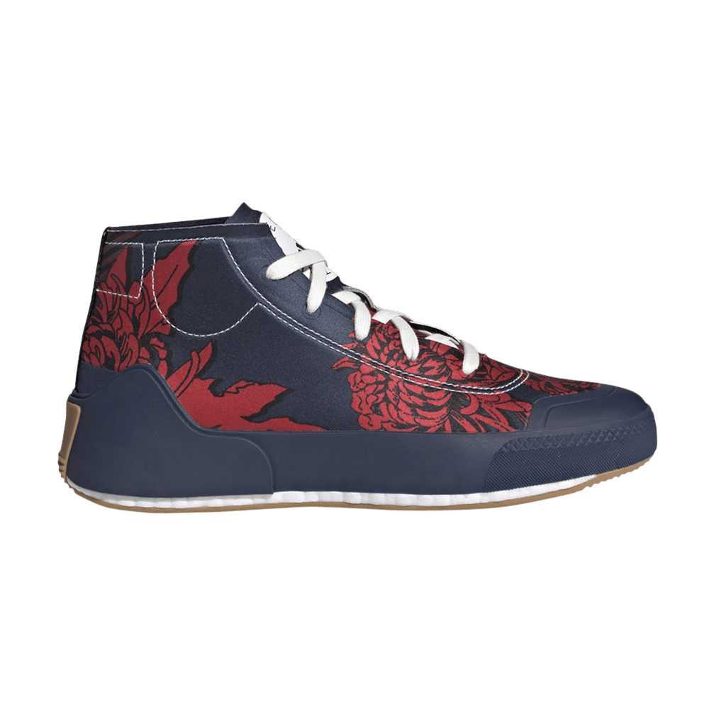 Кроссовки adidas Stella McCartney x Wmns Treino Mid 'Floral Print - Collegiate Navy'