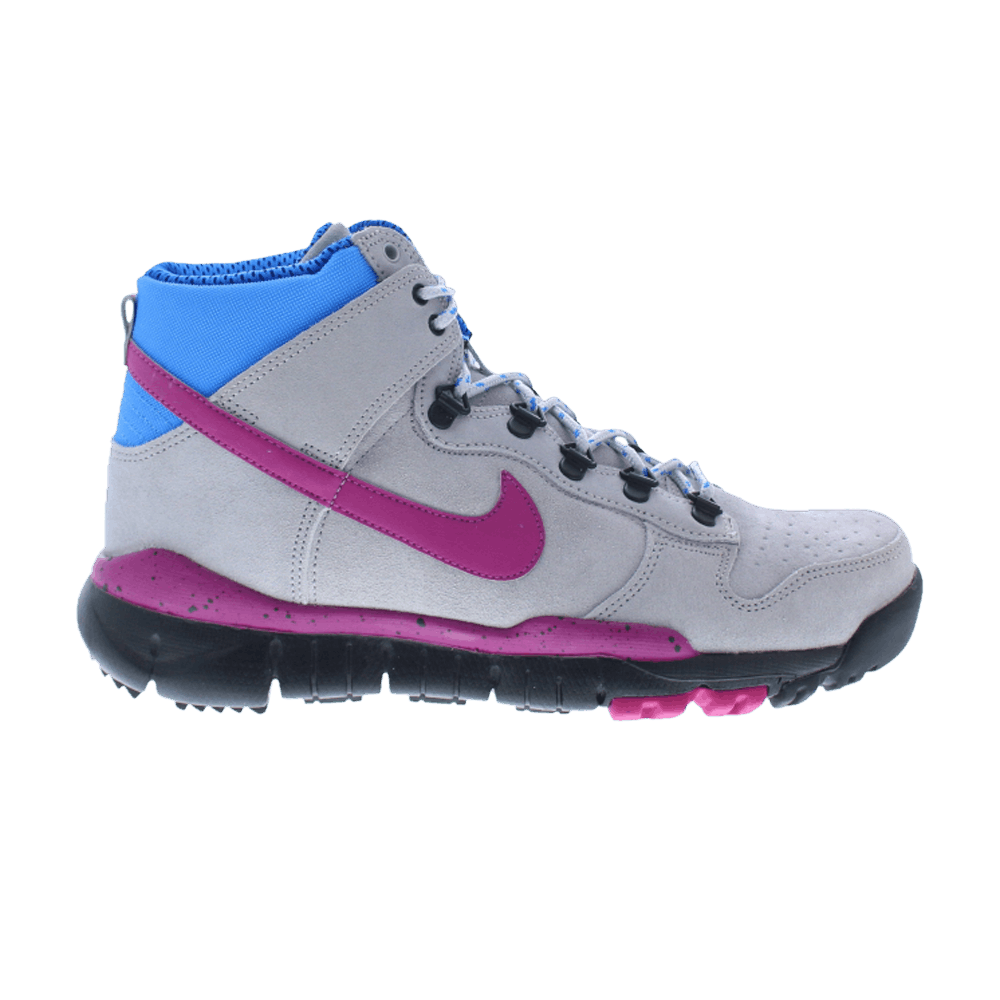 Кроссовки Nike Stussy x Dunk High OMS Premium 'Grey Rave Pink'