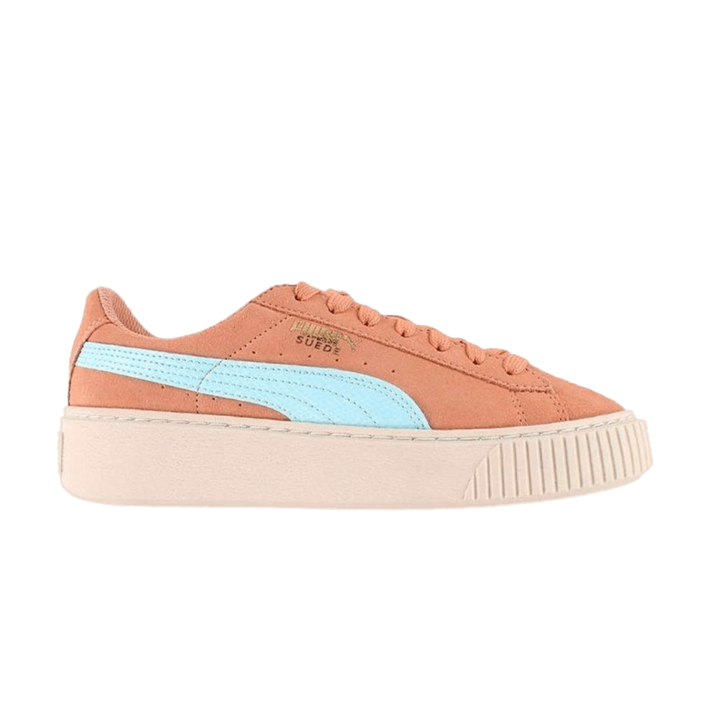 Кроссовки Puma Suede Platform Jr 'Snake - Dusty Coral'