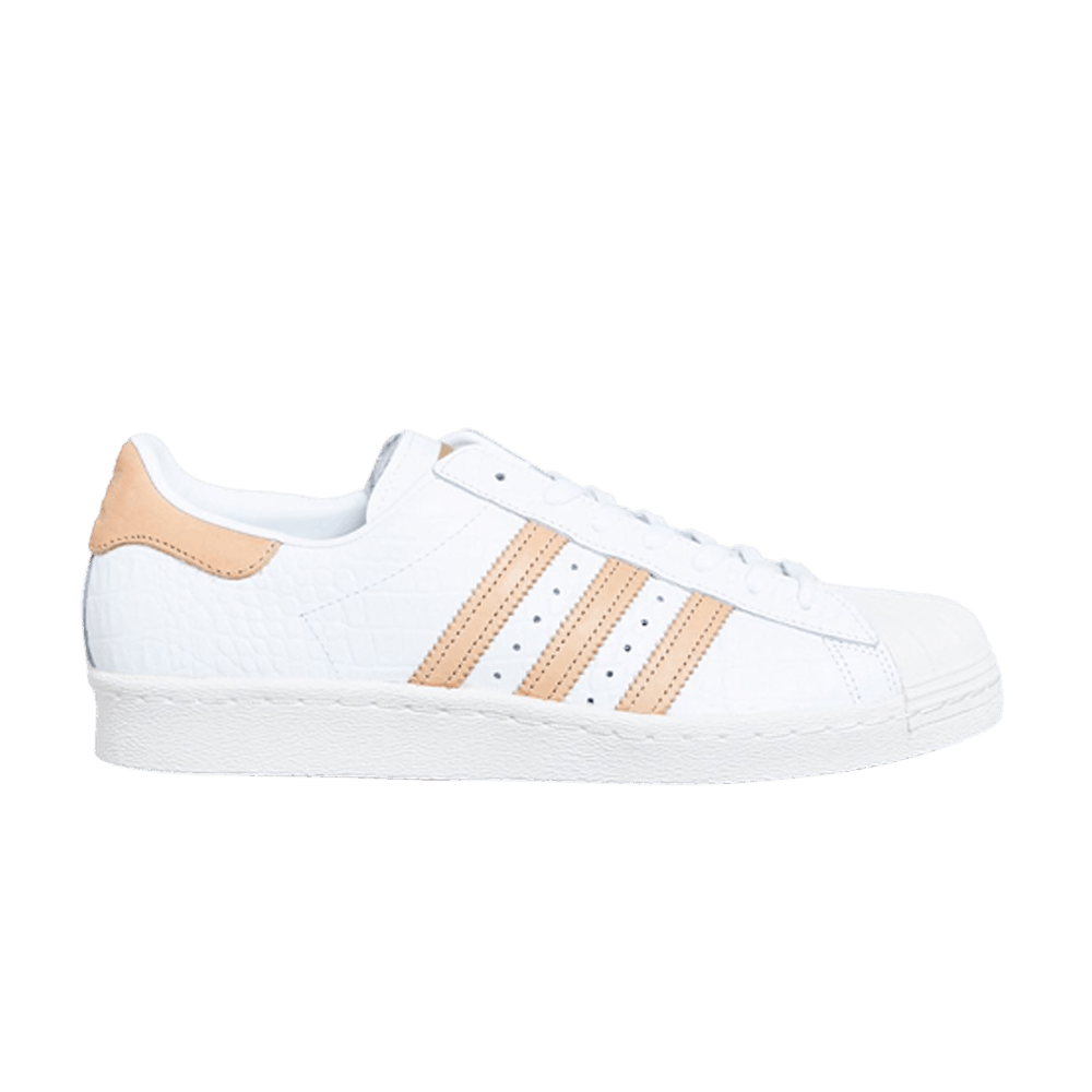 Кроссовки adidas Superstar 80s 'White Gold Metallic'