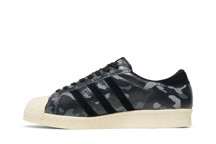 Кроссовки adidas A Bathing Ape x Undeafeated x Superstar 80s 'Black Camo'
