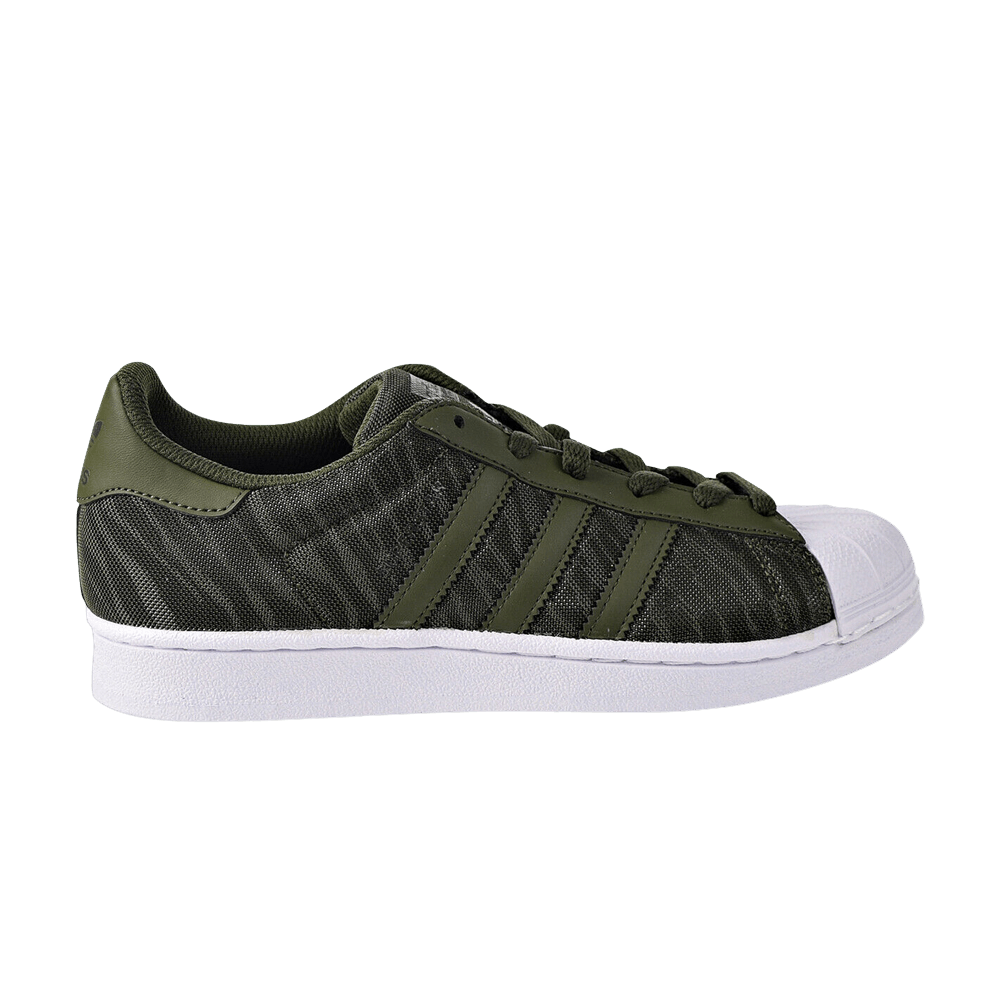 Кроссовки adidas Superstar Glitter Mesh J 'Night Cargo'