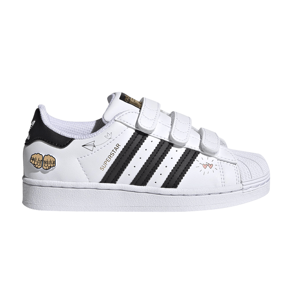 Кроссовки adidas Superstar J 'Girls Rule - White'