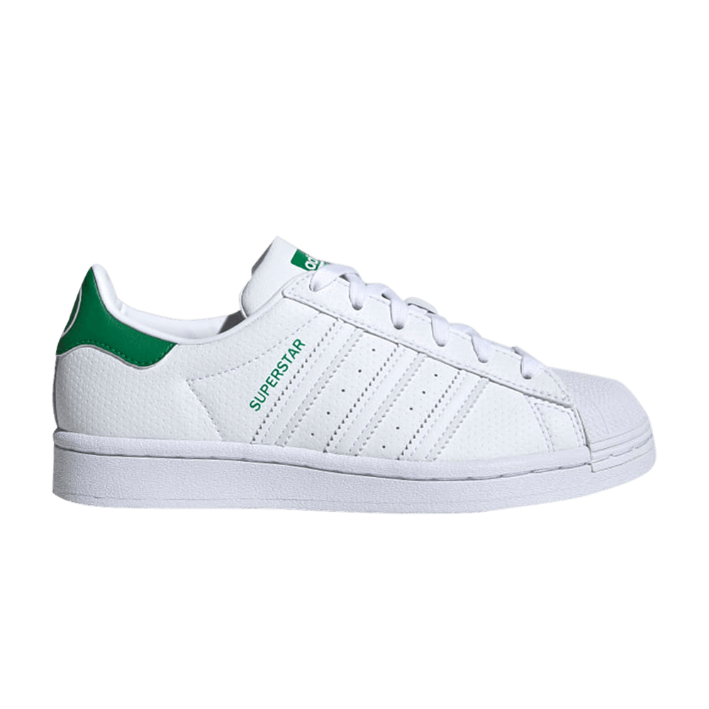 Кроссовки adidas Superstar J 'White Green'
