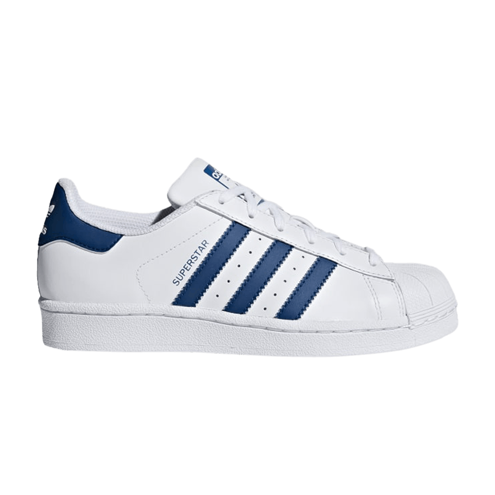 Кроссовки adidas Superstar J 'White Legend Marine'