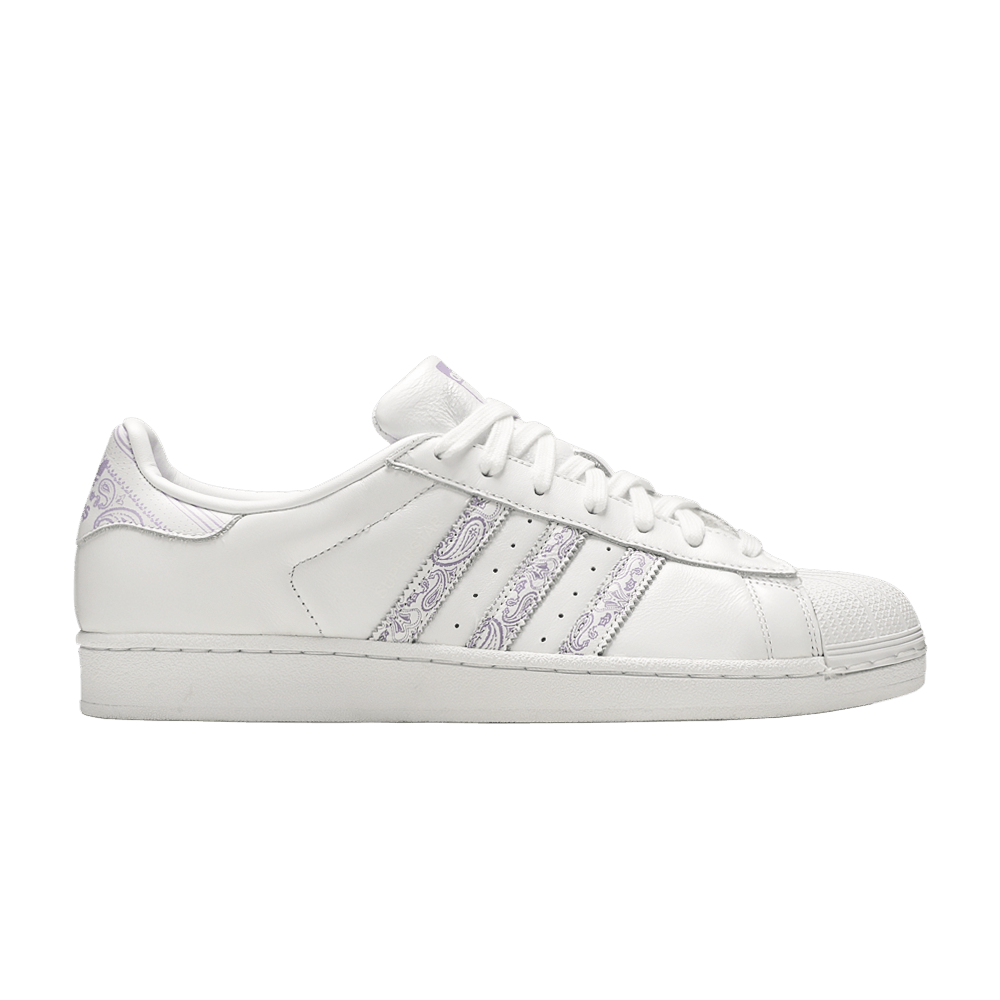 Кроссовки adidas Superstar 'Paisley - White Purple Glow'