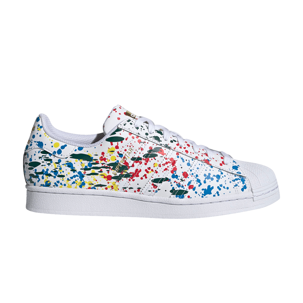 Кроссовки adidas Superstar 'Splashes, Splatter and Drips - White'