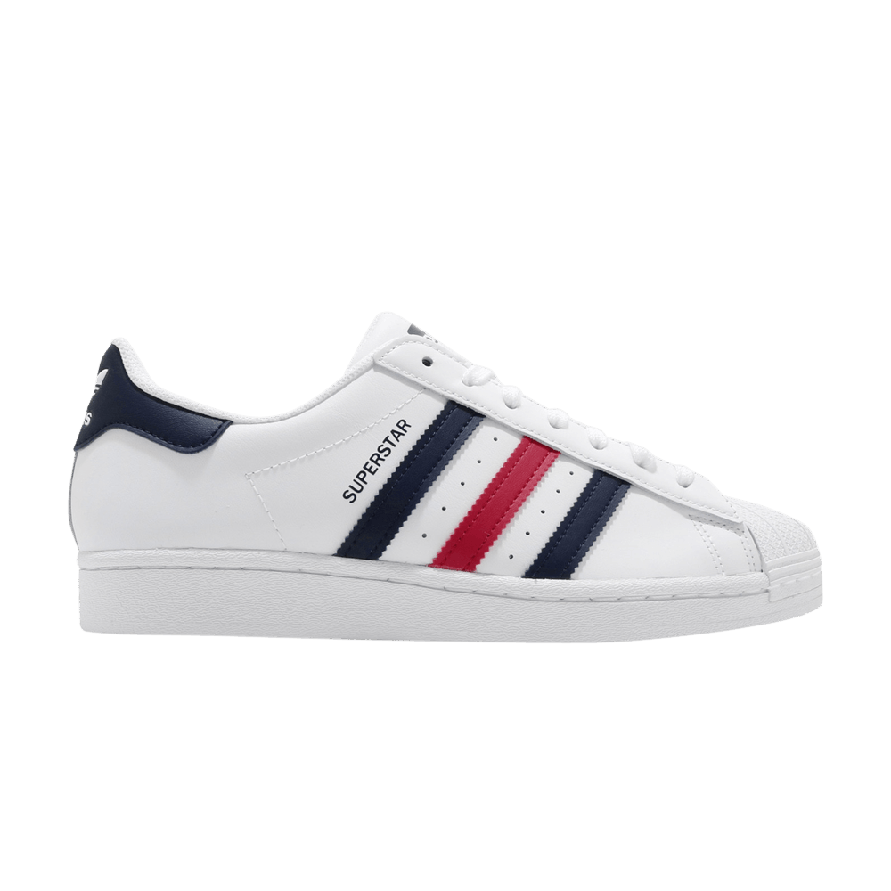 Кроссовки adidas Superstar 'White Scarlet'