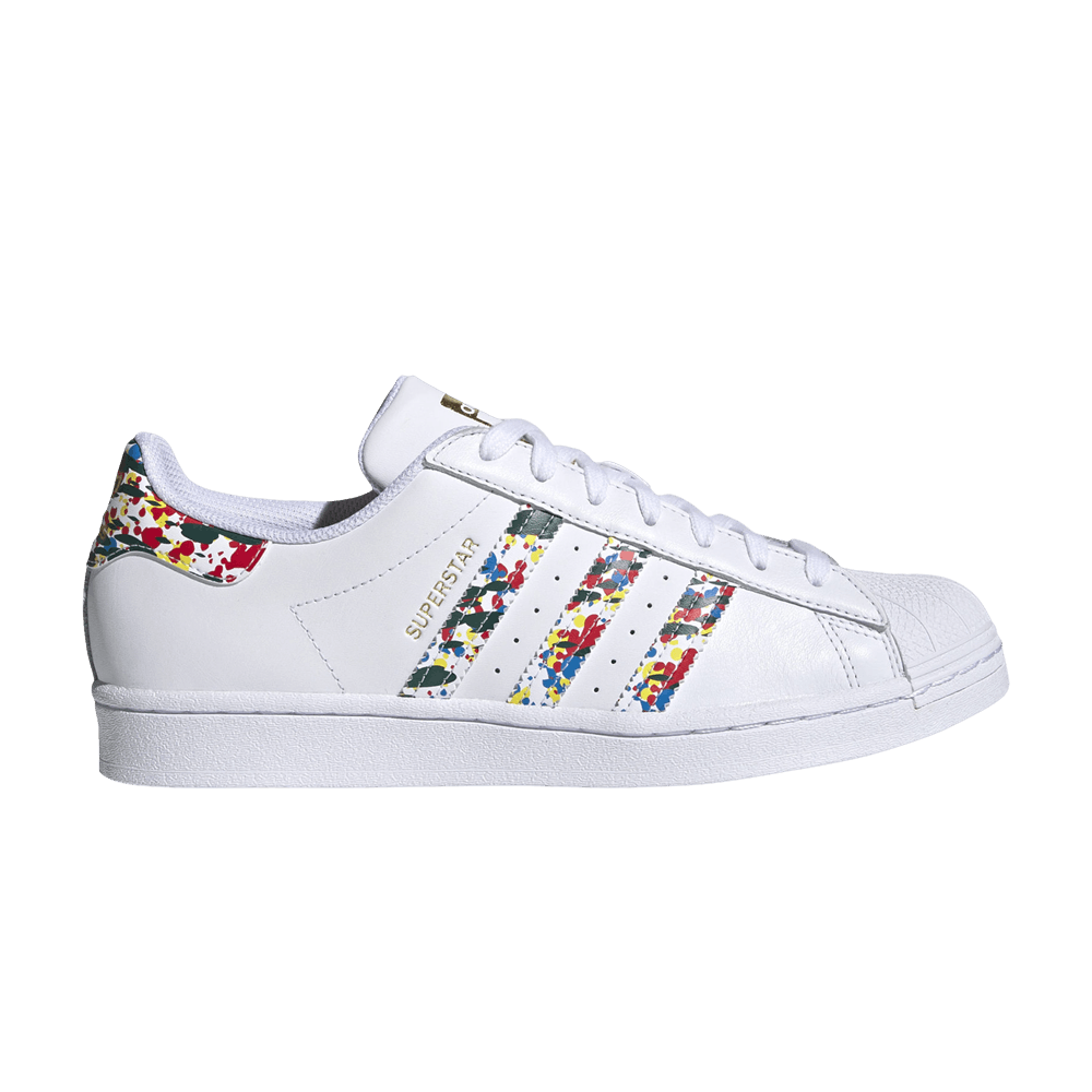 Кроссовки adidas Superstar 'White Splatter'