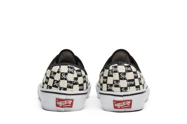 Кроссовки Vans Supreme x Authentic Pro 'Checkered Black'