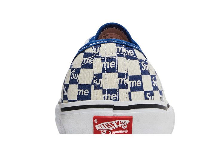 Кроссовки Vans Supreme x Authentic Pro 'Checkered Blue'