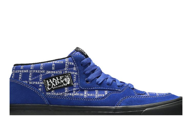 Кроссовки Vans Supreme x Half Cab Pro '92 'Logo Pattern - Royal Blue'