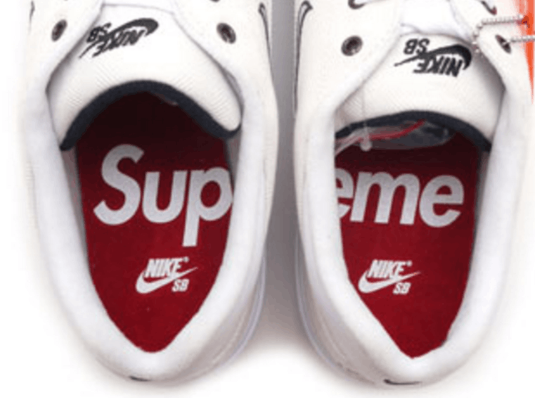 Кроссовки Nike Supreme x SB GTS QS 'Phantom'