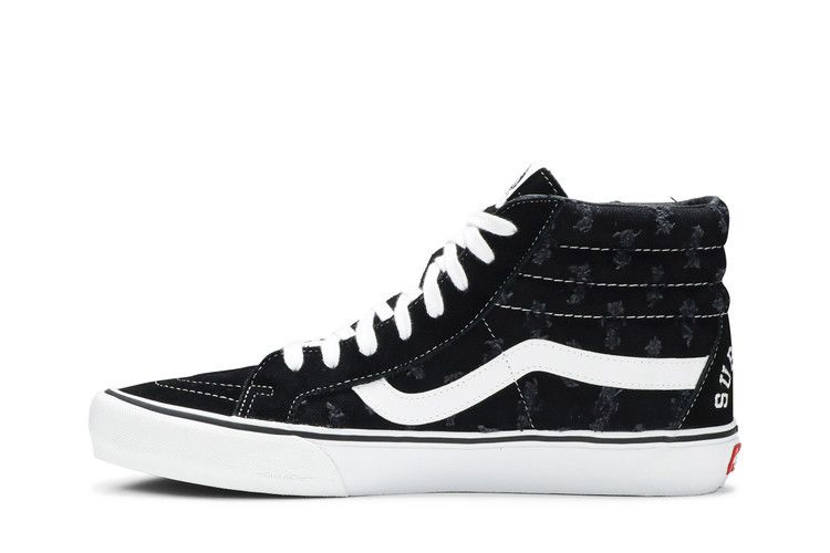 Кроссовки Vans Supreme x Sk8-Hi 'Black Hole Punch Denim'