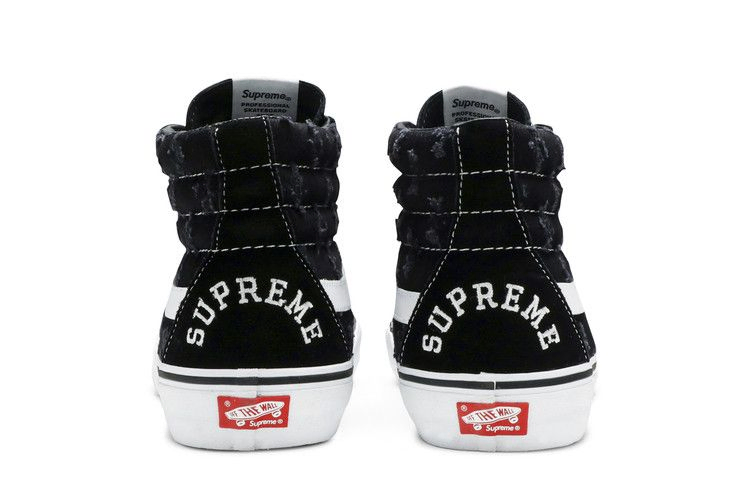 Кроссовки Vans Supreme x Sk8-Hi 'Black Hole Punch Denim'