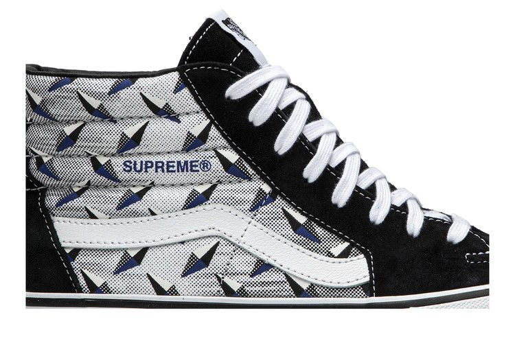 Кроссовки Vans Supreme x Sk8-Hi Pro 'Diamond Plate Black Grey'
