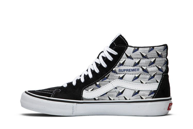 Кроссовки Vans Supreme x Sk8-Hi Pro 'Diamond Plate Black Grey'