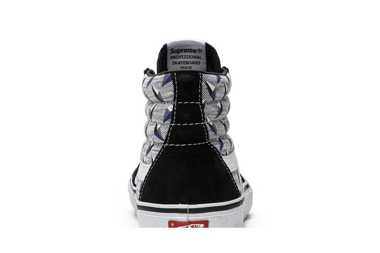 Кроссовки Vans Supreme x Sk8-Hi Pro 'Diamond Plate Black Grey'