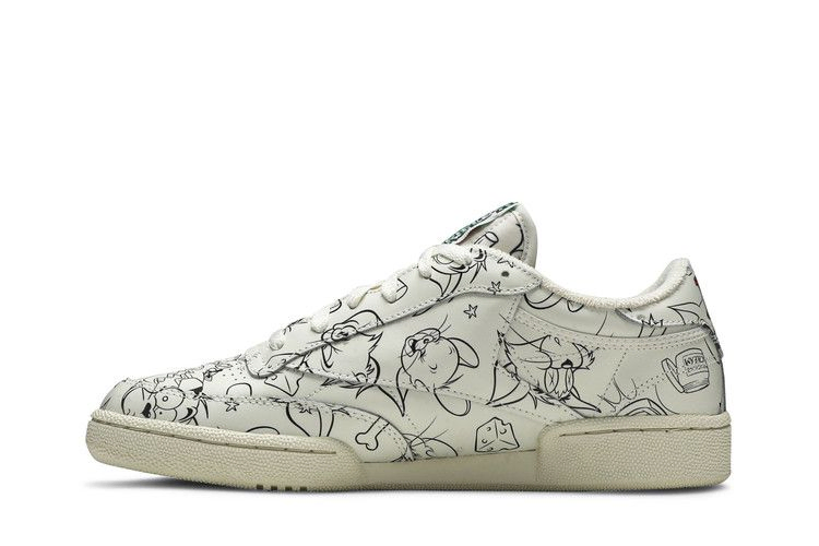 Кроссовки Reebok Tom &amp; Jerry x Club C 'Sketch'