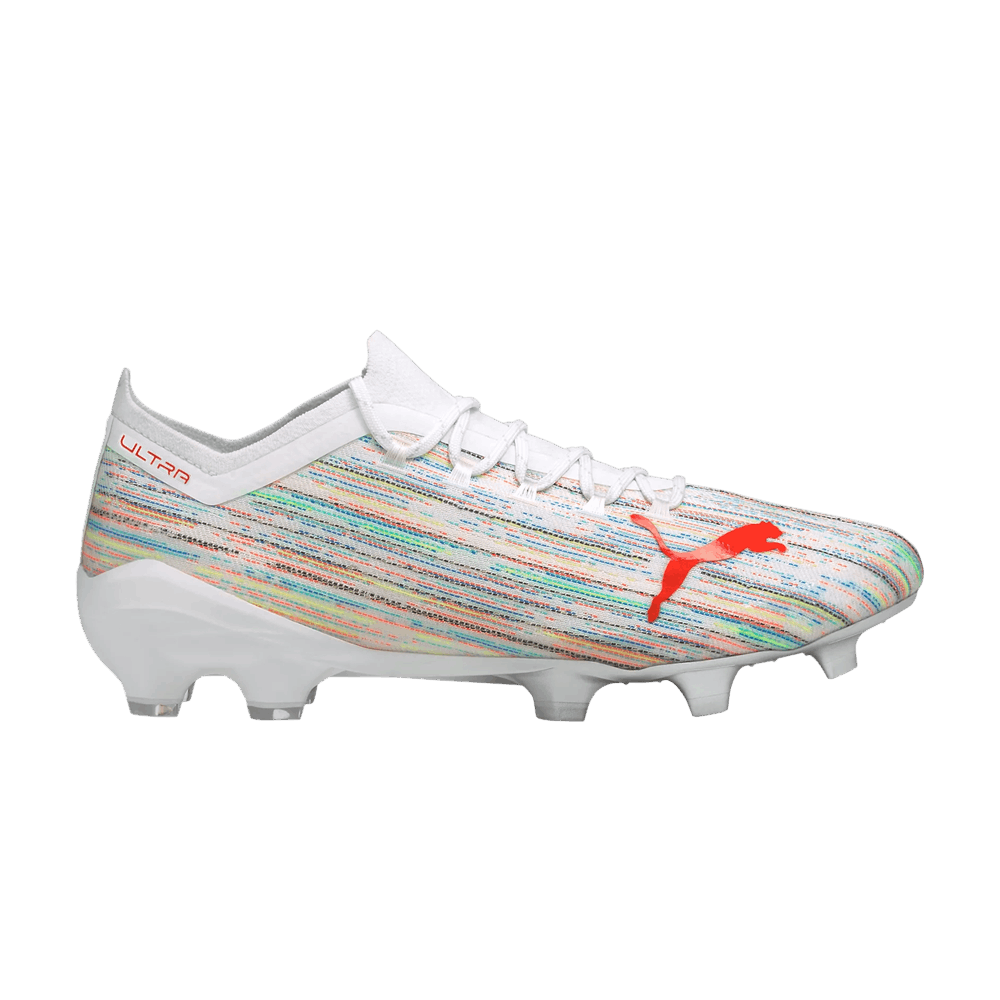 Кроссовки Puma Ultra 1.2 FG AG 'White Red Blast'