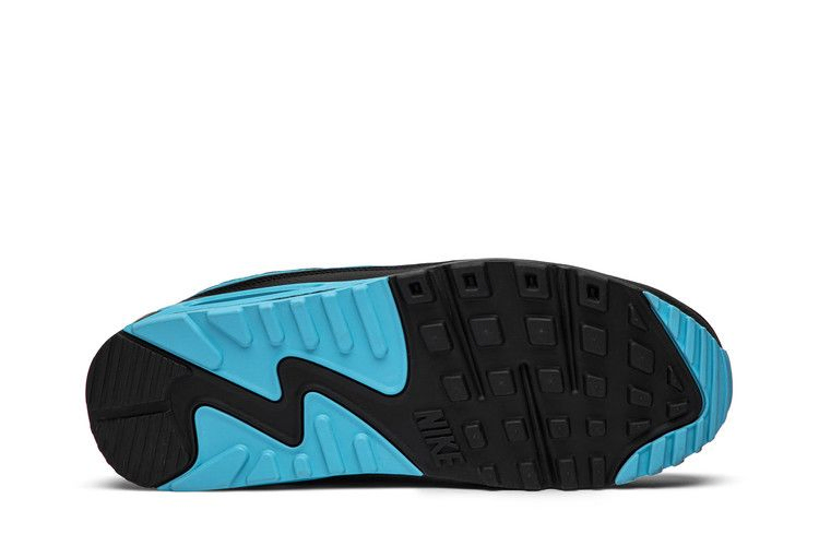 Кроссовки Nike Undefeated x Air Max 90 'Black Blue Fury'
