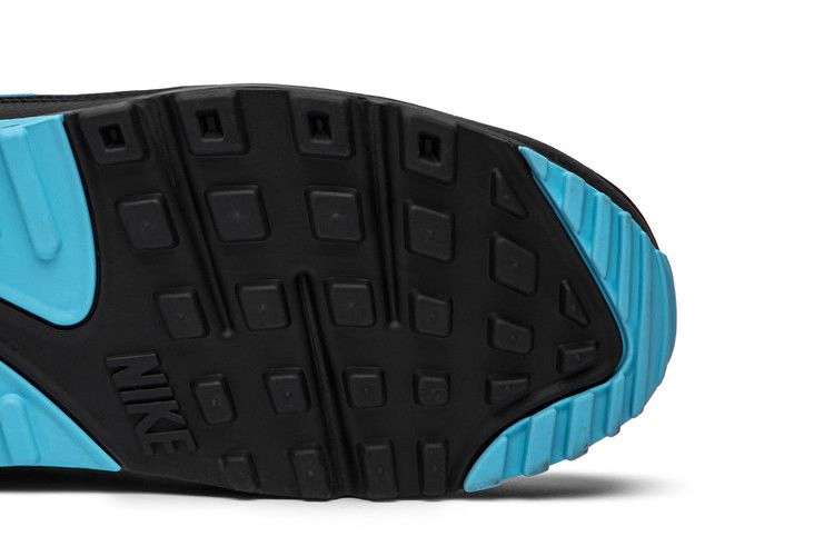 Кроссовки Nike Undefeated x Air Max 90 'Black Blue Fury'