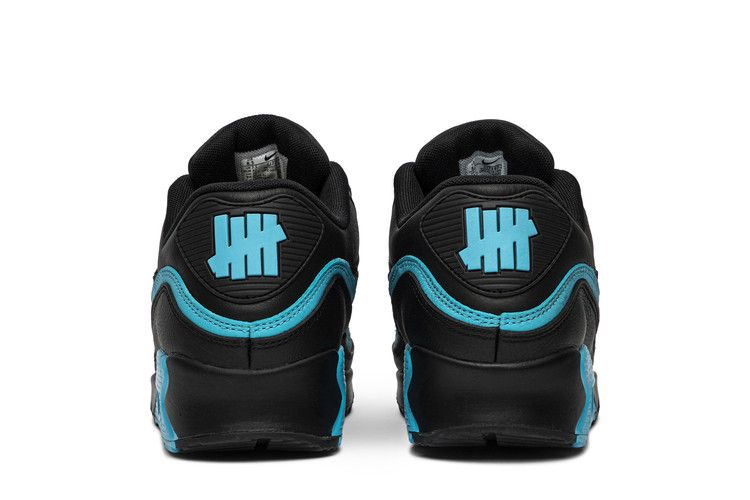 Кроссовки Nike Undefeated x Air Max 90 'Black Blue Fury'
