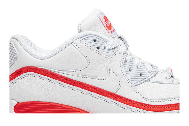 Кроссовки Nike Undefeated x Air Max 90 'White Solar Red'