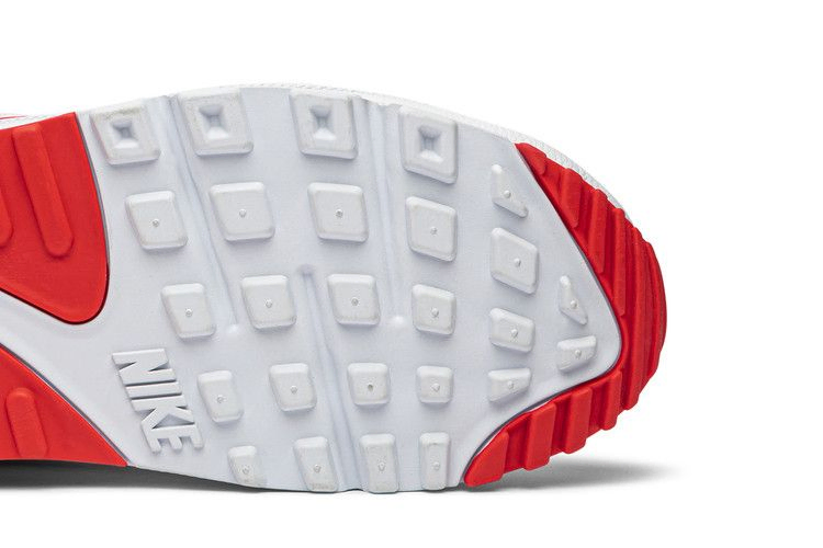 Кроссовки Nike Undefeated x Air Max 90 'White Solar Red'