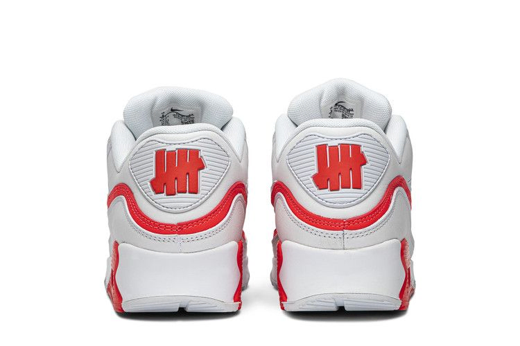 Кроссовки Nike Undefeated x Air Max 90 'White Solar Red'