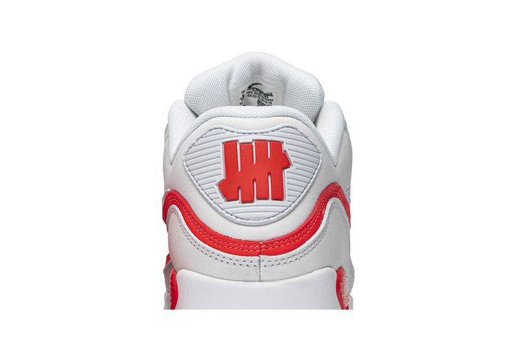 Кроссовки Nike Undefeated x Air Max 90 'White Solar Red'