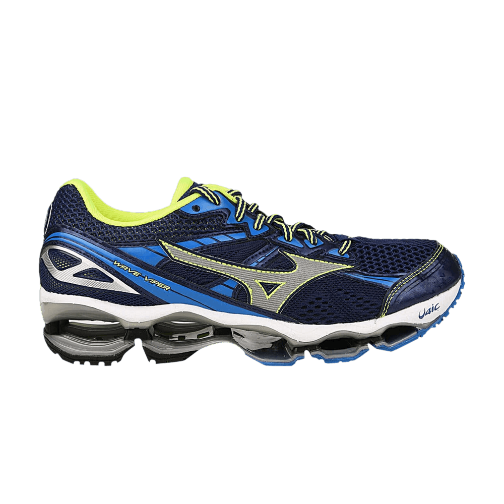 Кроссовки Mizuno Wave Viper 'Navy Fluorescent Yellow'