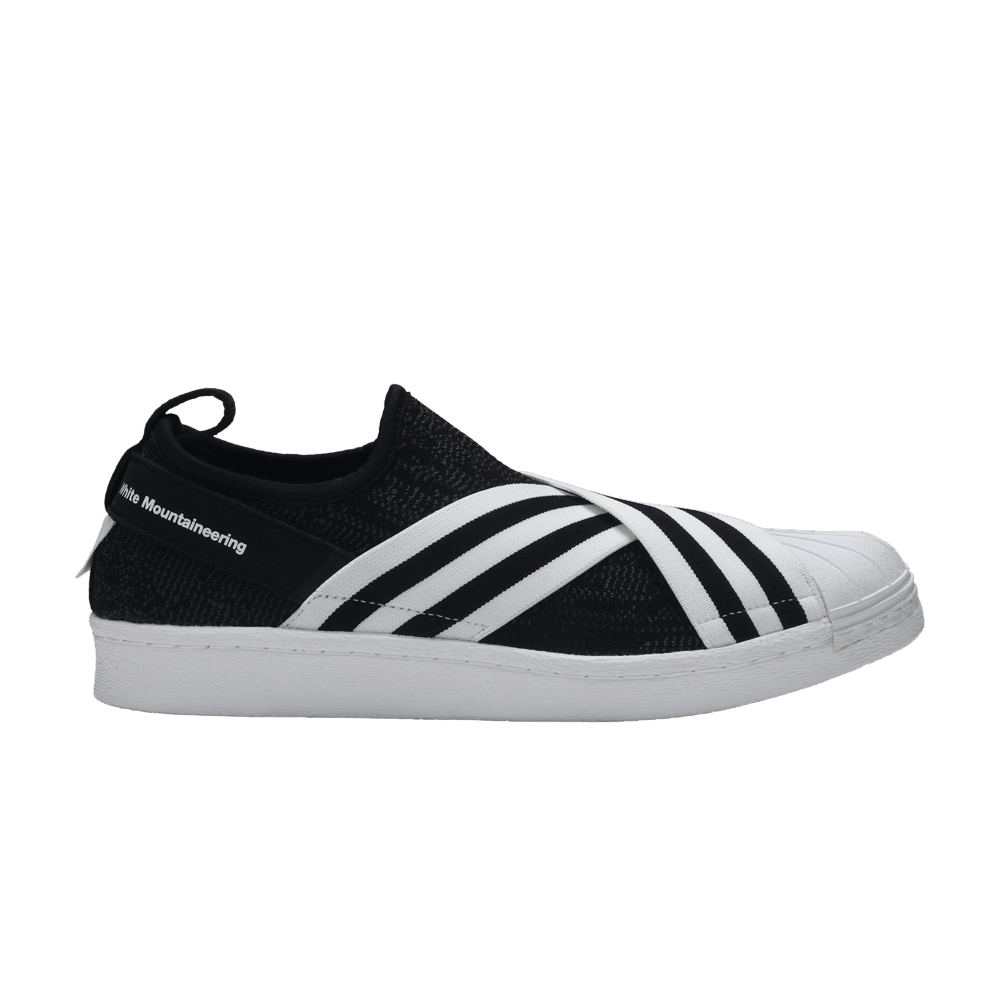 Кроссовки adidas White Mountaineering x Superstar Slip-On PK 'Black White'