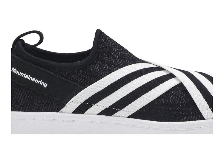 Кроссовки adidas White Mountaineering x Superstar Slip-On PK 'Black White'