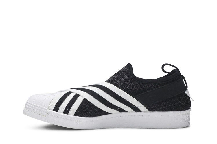 Кроссовки adidas White Mountaineering x Superstar Slip-On PK 'Black White'