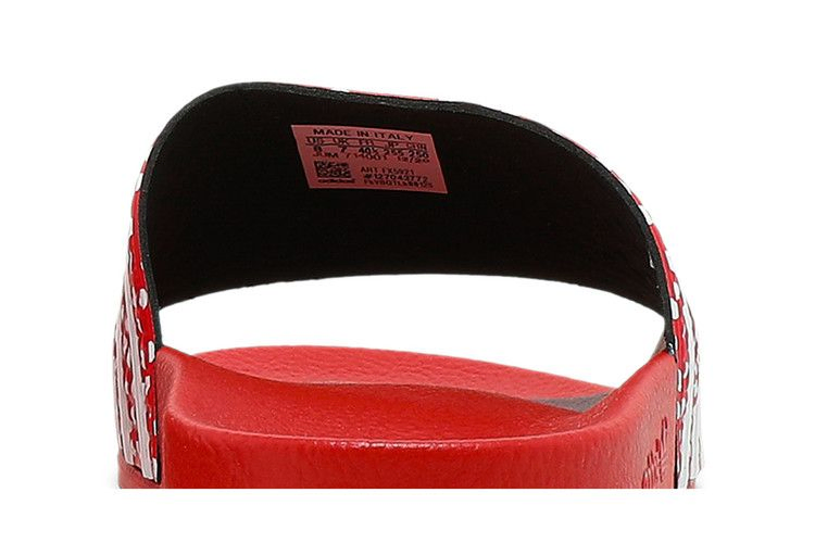 Кроссовки adidas Wmns Adilette Slide 'Polka - Vivid Red'