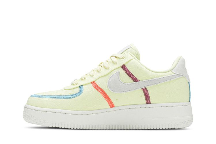 Кроссовки Nike Wmns Air Force 1 '07 Low LX 'Stitched Canvas - Life Lime'