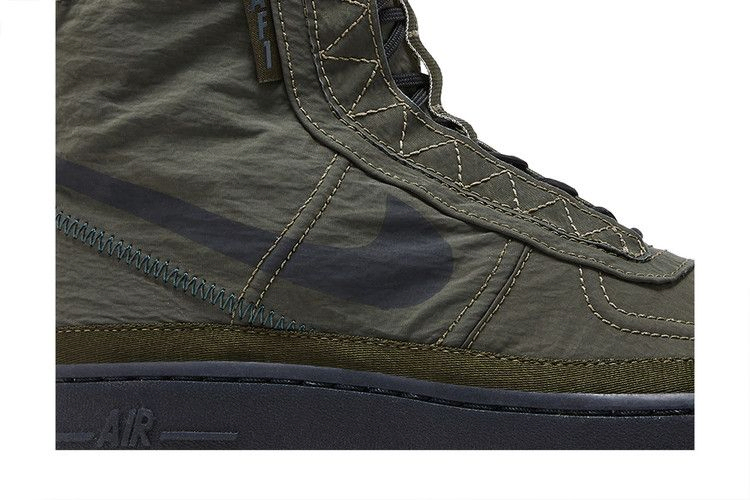 Кроссовки Nike Wmns Air Force 1 High Shell 'Cargo Khaki'