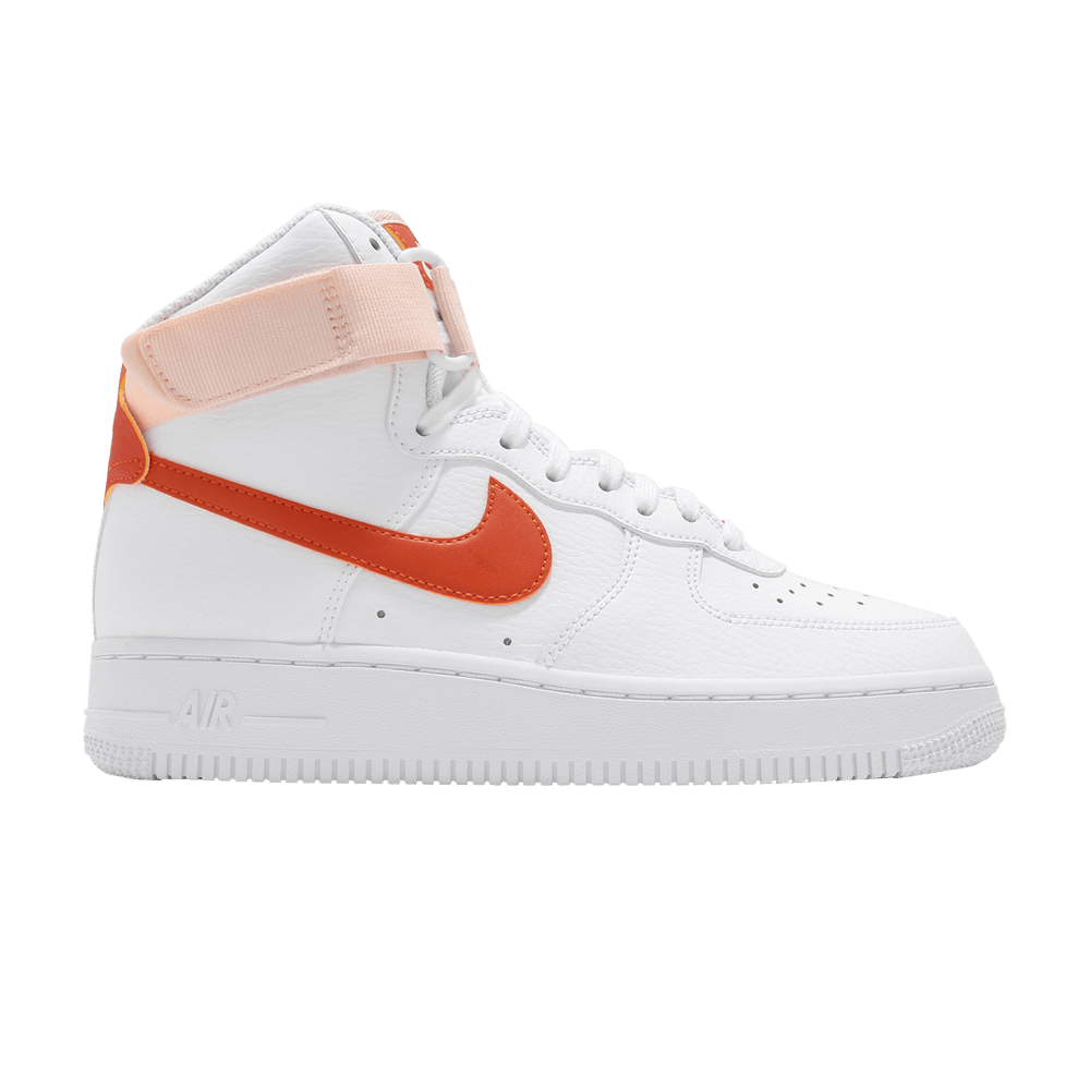 Кроссовки Nike Wmns Air Force 1 High 'White Orange Pearl'