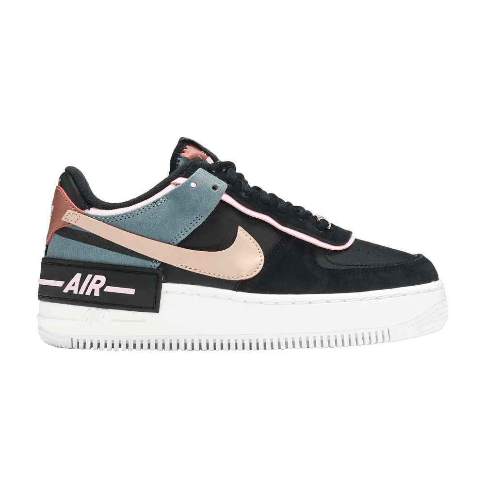 Кроссовки Nike Wmns Air Force 1 Shadow 'Black Light Arctic Pink'