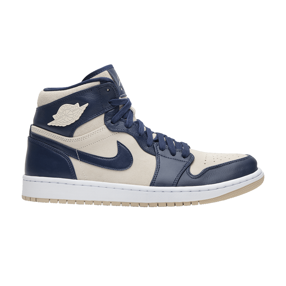 Кроссовки Wmns Air Jordan 1 High 'Navy Cream'