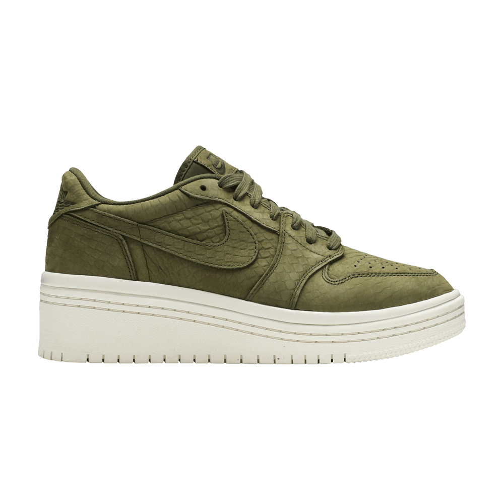 Кроссовки Wmns Air Jordan 1 Low Lifted 'Olive Canvas'