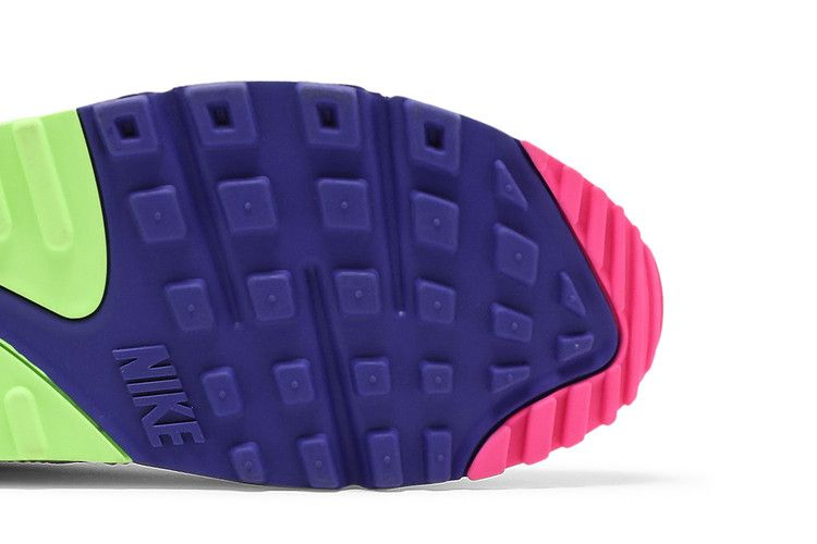 Кроссовки Nike Wmns Air Max 90 'White Indigo Burst Volt'