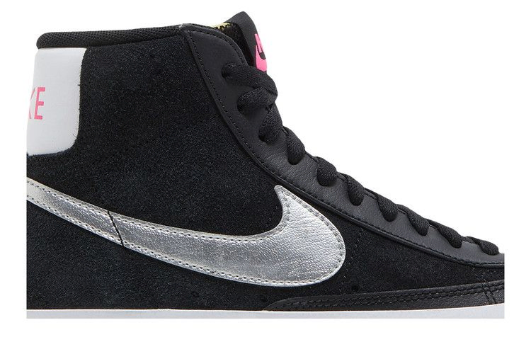 Кроссовки Nike Wmns Blazer Mid Vintage '77 'Black Metallic Silver'
