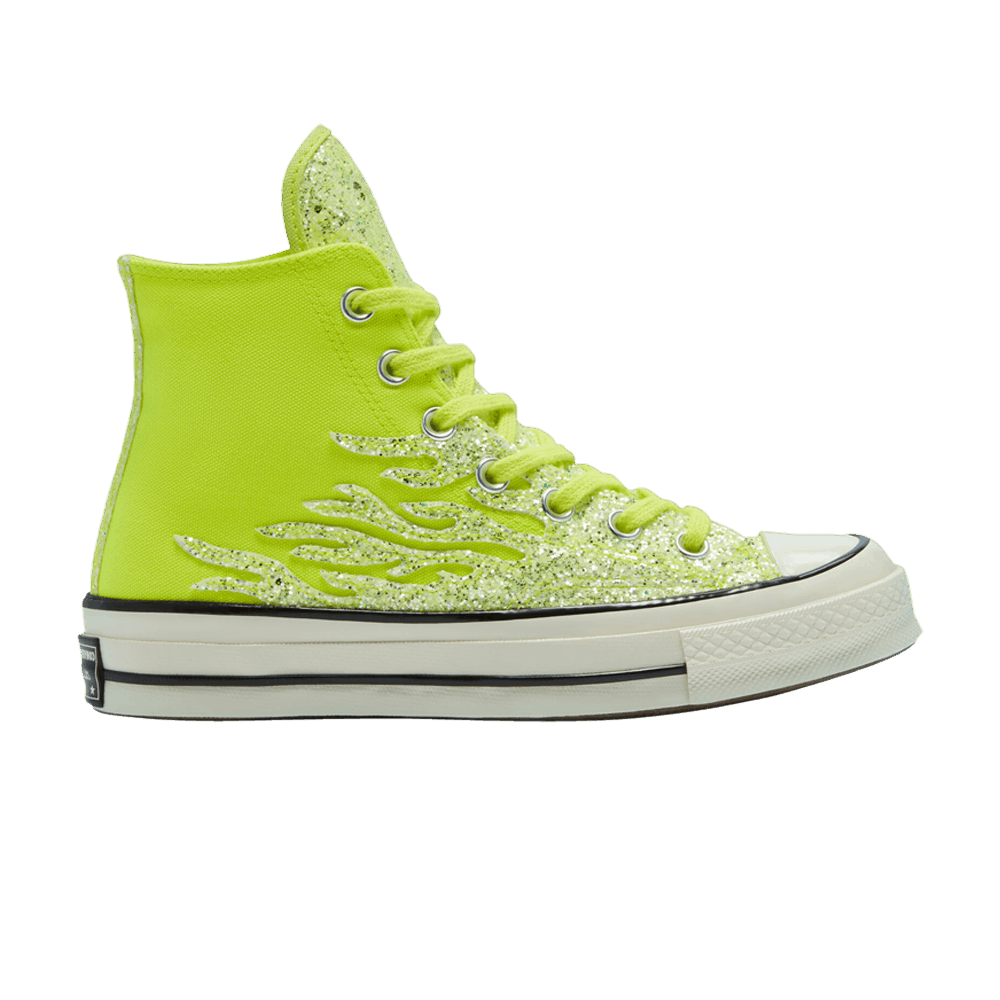 Кроссовки Converse Wmns Chuck 70 High 'Archival Glitter Flame - Lemon Venom'